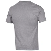 Unisex Champion Gray Western Michigan Broncos 2025 NCAA Frozen Four Men's Ice Hockey National Champions Locker Room T-Shirt