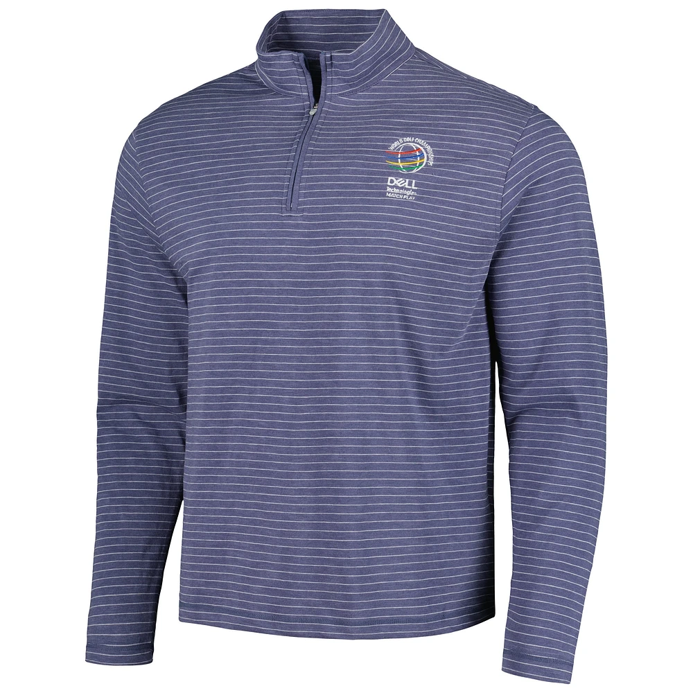 Men's Ahead Blue WGC-Dell Technologies Match Play Winehouse Quarter-Zip Top