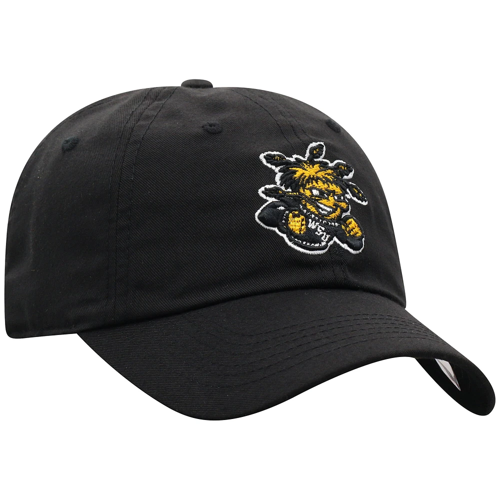 Casquette ajustable noire Top of the World pour homme Wichita State Shockers Staple
