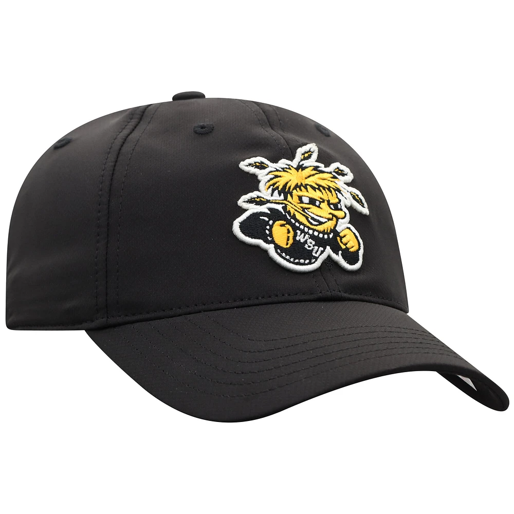 Casquette ajustable noire Top of the World pour homme des Shockers de Wichita State Victory Trainer