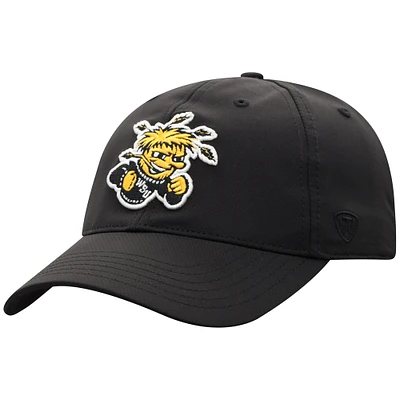 Casquette ajustable noire Top of the World pour homme des Shockers de Wichita State Victory Trainer