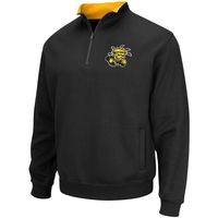 Men's Colosseum Black Wichita State Shockers Tortugas Logo Quarter-Zip Jacket