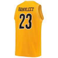 Men's Original Retro Brand Fred VanVleet Gold Wichita State Shockers Commemorative Classic Basketball Jersey