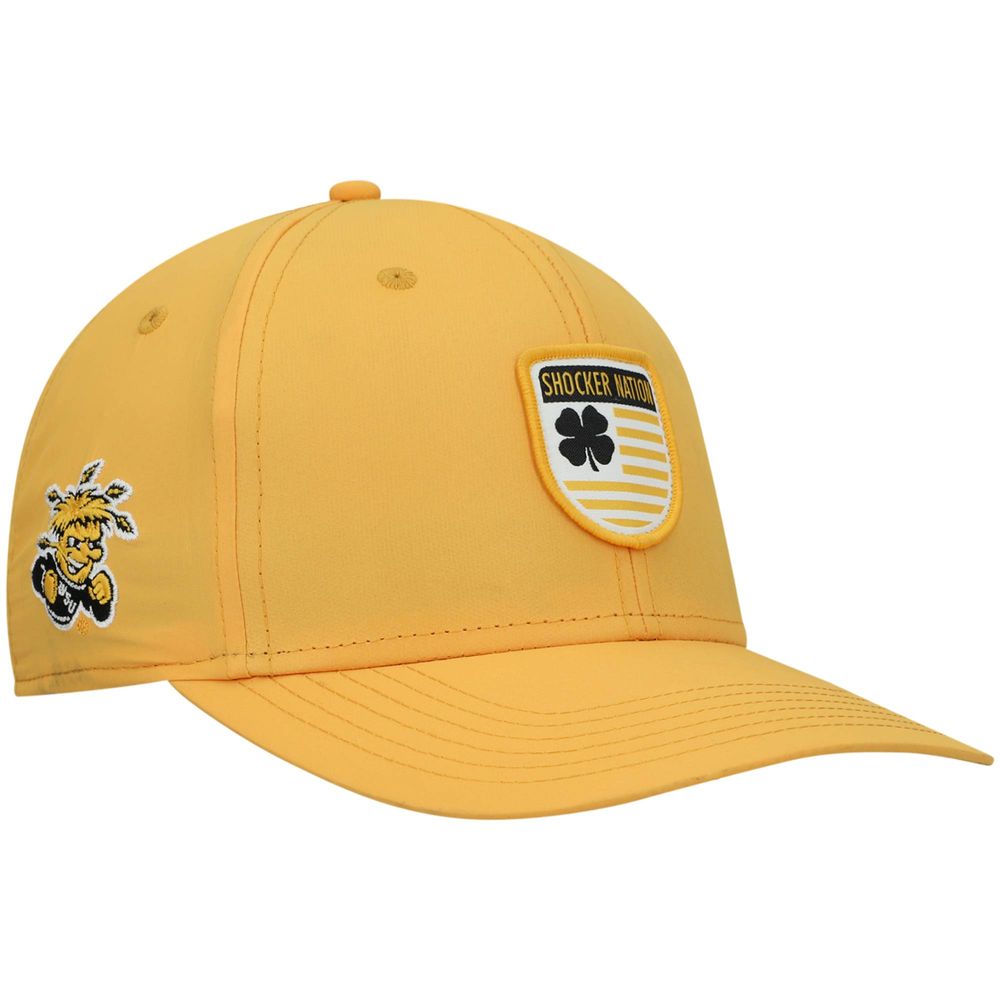 Men's Yellow Wichita State Shockers Nation Shield Snapback Hat