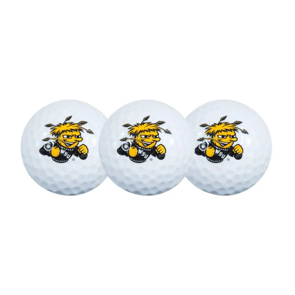 Wichita State Shockers Pack of 3 Golf Balls