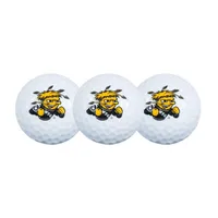 Wichita State Shockers Pack of 3 Golf Balls