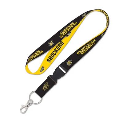 Wichita State Shockers WinCraft Reversible Lanyard with Detachable Buckle - Gold