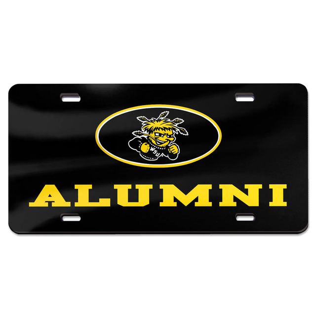 Plaque d'immatriculation WinCraft Wichita State Shockers Specialty Alumni