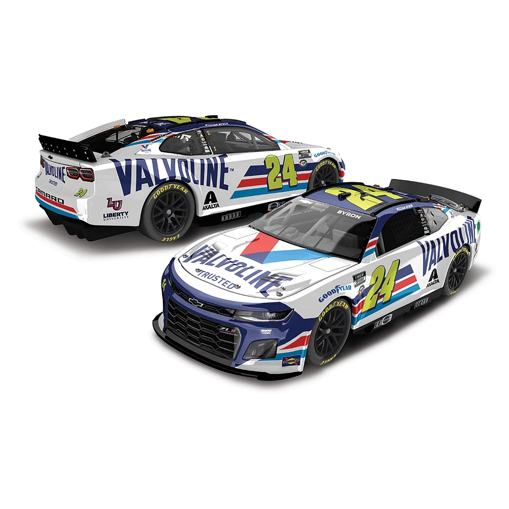 Action Racing William Byron 2023 #24 Valvoline 1:24 Peinture régulière moulée sous pression Chevrolet Camaro