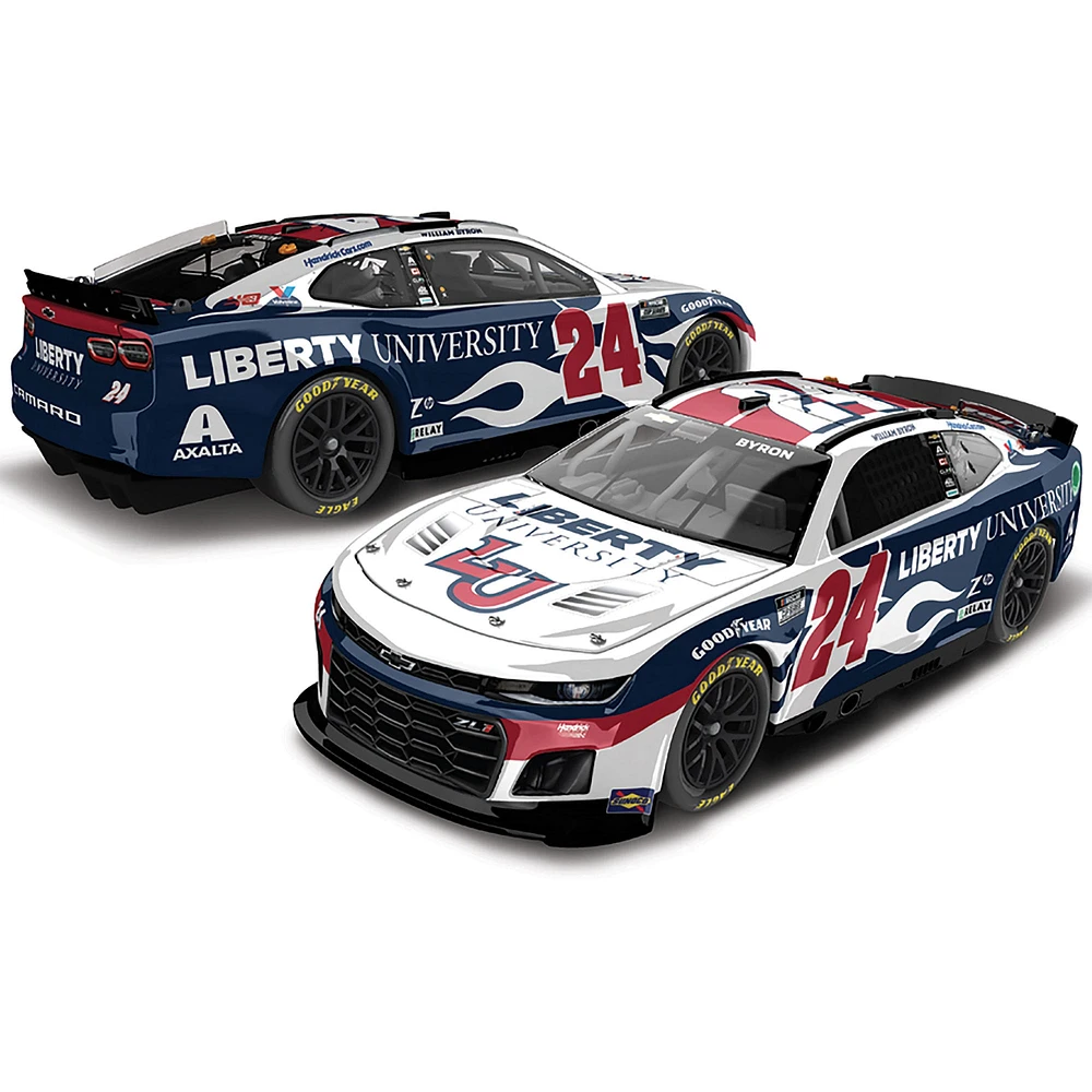 Action Racing William Byron 2024 #24 Liberty University 1:24 Peinture régulière moulée sous pression Chevrolet Camaro