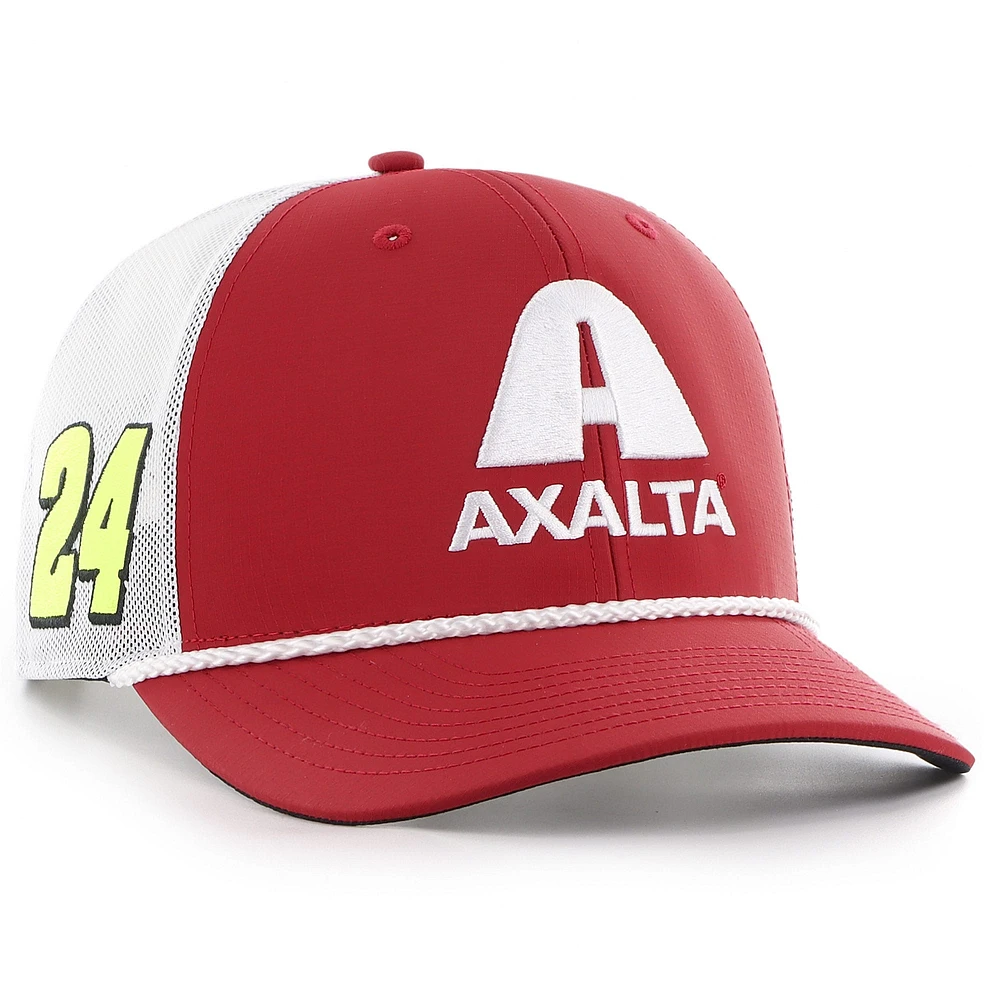 Men's '47  Red William Byron Axalta Refuel Trucker Adjustable Hat