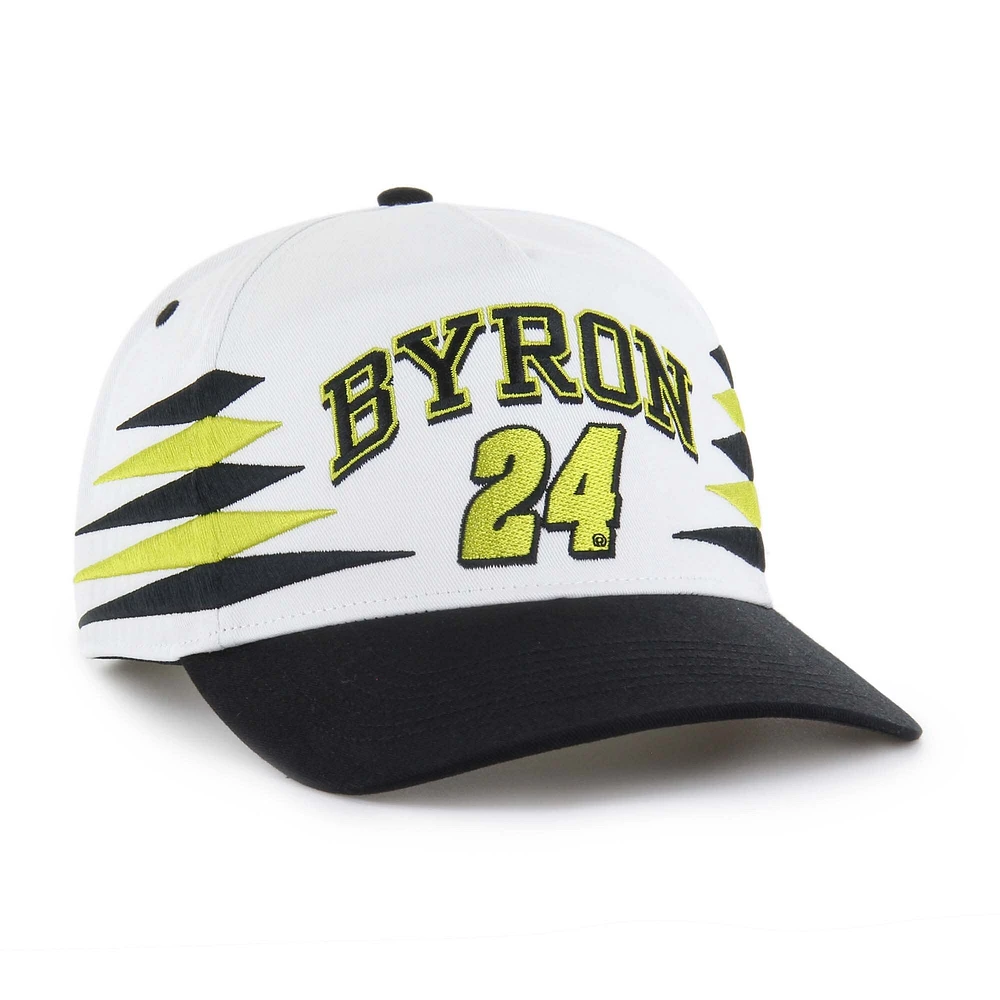 Men's '47  White William Byron  Diamond Cut Hitch Adjustable Hat