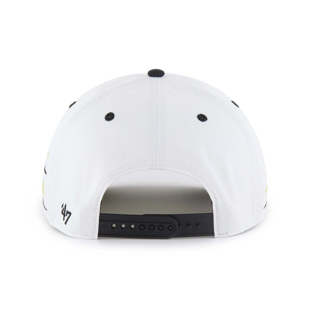 Men's '47  White William Byron  Diamond Cut Hitch Adjustable Hat
