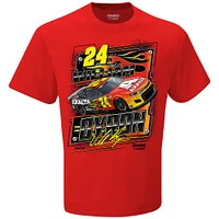 T-shirt noir de voiture William Byron la collection Hendrick Motorsports Team pour hommes