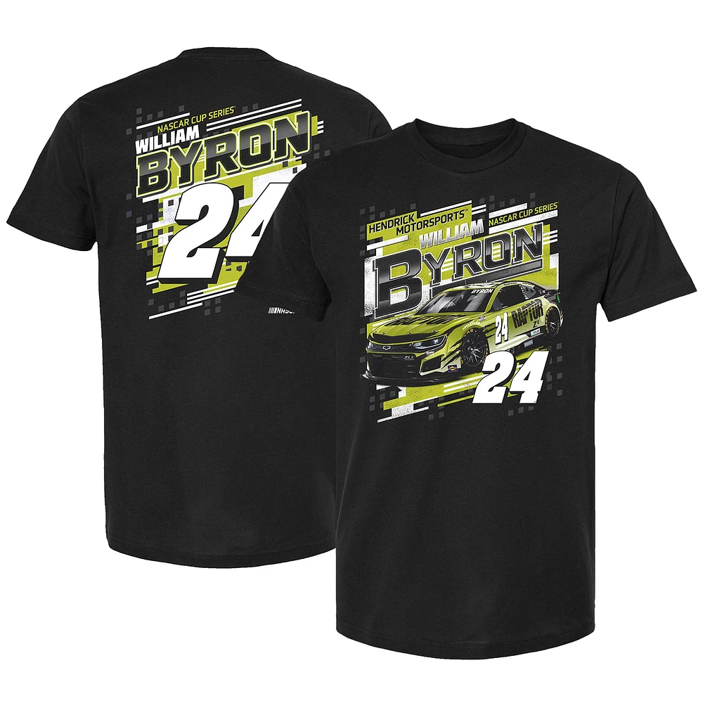 Men's Hendrick Motorsports Team Collection  Black William Byron Draft T-Shirt