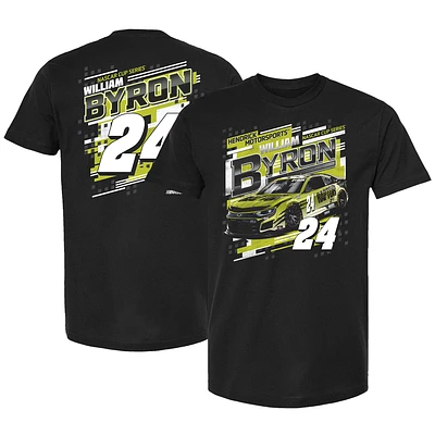 T-shirt noir William Byron Draft de la collection Hendrick Motorsports Team pour hommes