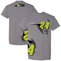 T-shirt pour hommes Hendrick Motorsports Team Collection Heather Charcoal William Byron Raptor