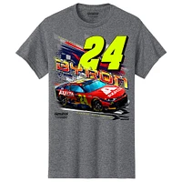 Men's Hendrick Motorsports Team Collection  Heather Gray William Byron Car T-Shirt