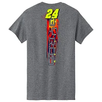 Men's Hendrick Motorsports Team Collection  Heather Gray William Byron Car T-Shirt