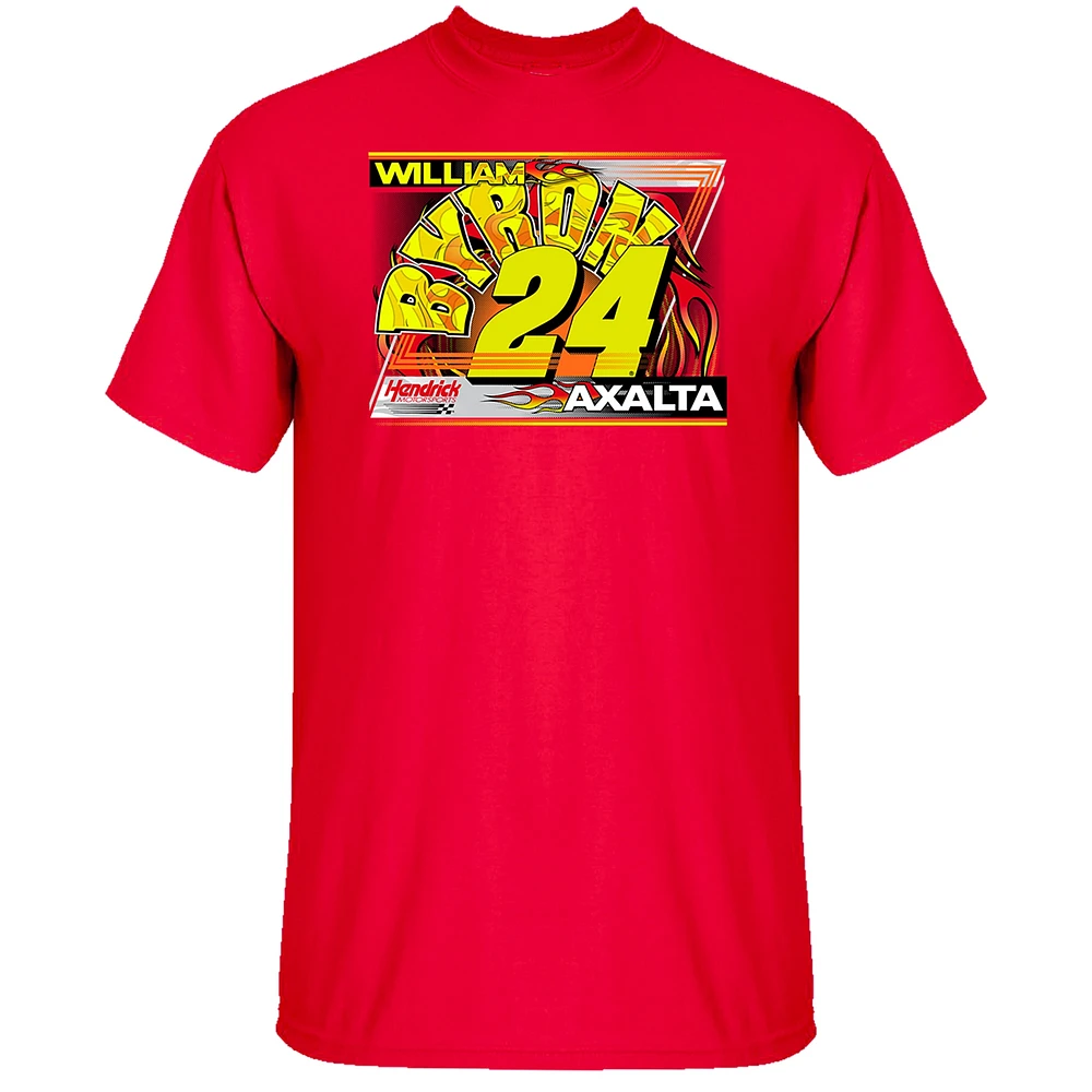 Men's Hendrick Motorsports Team Collection Red William Byron Axalta Darlington Throwback Car T-Shirt