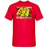 Men's Hendrick Motorsports Team Collection Red William Byron Axalta Darlington Throwback Car T-Shirt