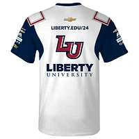 Men's Hendrick Motorsports Team Collection  White William Byron Liberty University Uniform T-Shirt