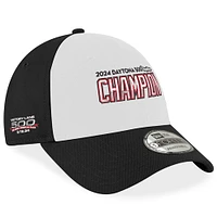 Men's New Era  Black/White William Byron 2024 Daytona 500 Champion 9FORTY Snapback Hat