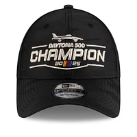 Casquette ajustable 9FORTY William Byron 2025 Daytona 500 pour homme New Era noire