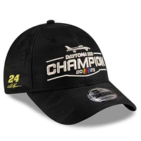 Casquette ajustable 9FORTY William Byron 2025 Daytona 500 pour homme New Era noire