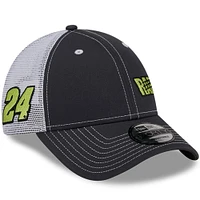 Men's New Era  Graphite/White William Byron Raptor 9FORTY Trucker Adjustable Hat