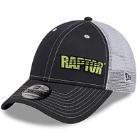 Men's New Era  Graphite/White William Byron Raptor 9FORTY Trucker Adjustable Hat