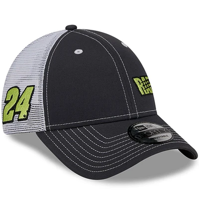 Men's New Era  Graphite/White William Byron Raptor 9FORTY Trucker Adjustable Hat