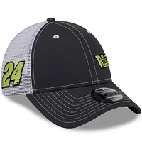 Men's New Era  Graphite/White William Byron Raptor 9FORTY Trucker Adjustable Hat