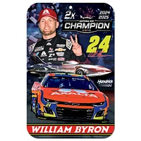 WinCraft William Byron 2025 Daytona 500 Champion 11" x 17" Indoor/Outdoor Styrene Sign