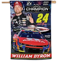 WinCraft William Byron 2025 Daytona 500 Champion 28" x 40" Single-Sided Vertical Banner