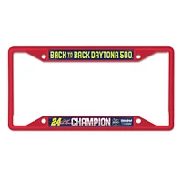 WinCraft William Byron 2025 Daytona 500 Champion Laser-Cut Metal License Plate Frame