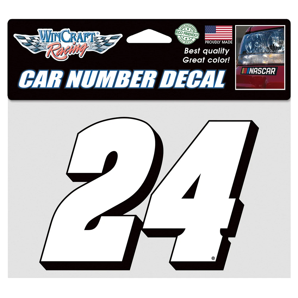 Décalcomanie numéro WinCraft William Byron