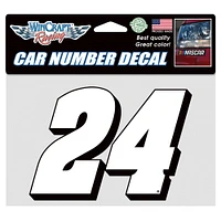 Décalcomanie numéro WinCraft William Byron