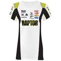 T-shirt d'uniforme William Byron Raptor blanc/noir de la collection Hendrick Motorsports Team pour femmes