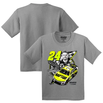 Youth Hendrick Motorsports Team Collection  Heather Gray William Byron Car T-Shirt