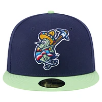 Men's New Era Navy Wilmington Blue Rocks Copa de la Diversión 59FIFTY Fitted Hat