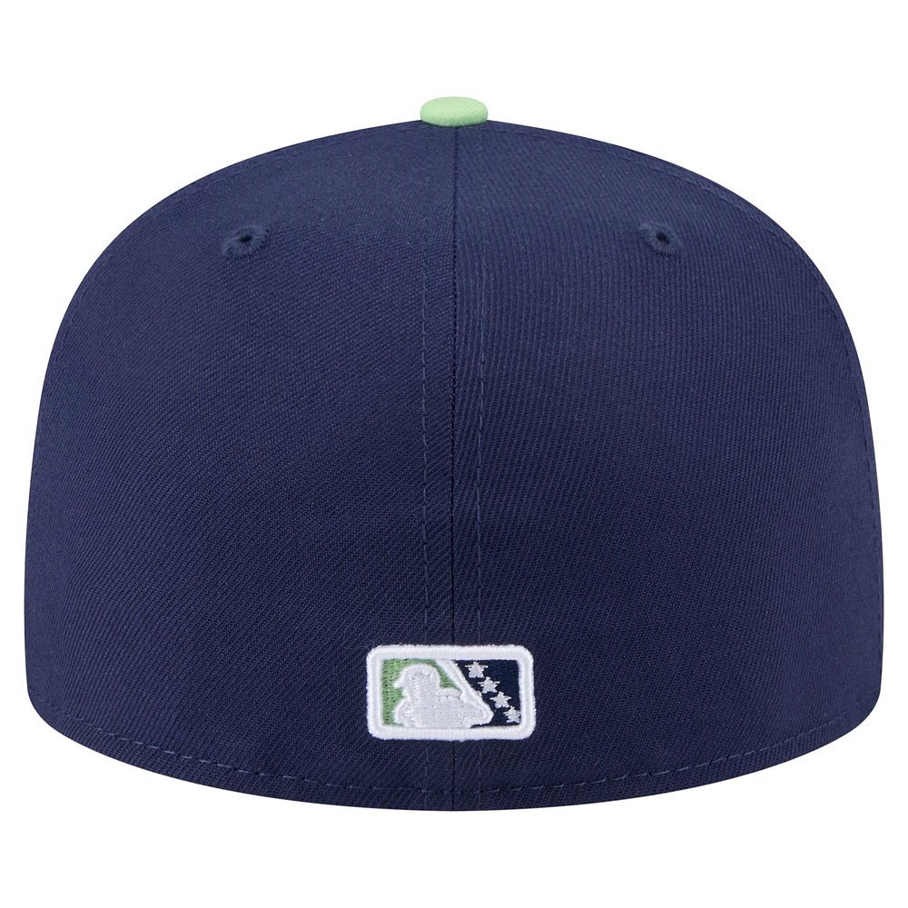 Men's New Era Navy Wilmington Blue Rocks Copa de la Diversión 59FIFTY Fitted Hat