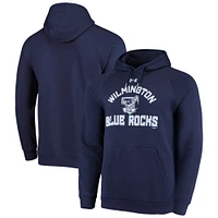 Under Armour Bleu marine Wilmington Blue Rocks Pull à capuche en molleton raglan pour homme