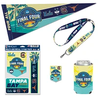Pack de fans pour quatre équipes du tournoi de basket-ball féminin de la NCAA 2025 de WinCraft, Final Four de March Madness