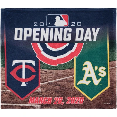 WinCraft Athletics vs Minnesota Twins 15'' x 18'' 2020 Opening Day Rally Towel