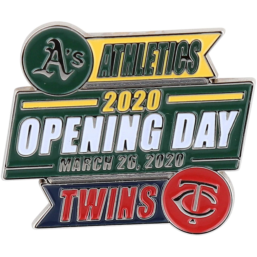 WinCraft Athletics vs. Minnesota Twins 2020 Opening Day Pin