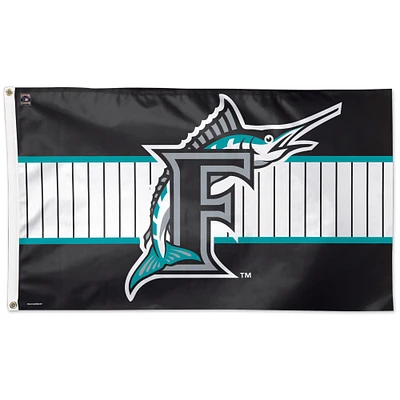 WinCraft Miami Marlins 3' x 5' Collection Cooperstown Drapeau unilatéral