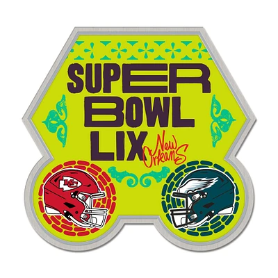 WinCraft Kansas City Chiefs vs. Philadelphia Eagles Super Bowl LIX Matchup Collector's Pin