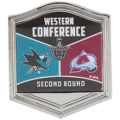 WinCraft San Jose Sharks vs. Colorado Avalanche 2019 Stanley Cup Playoffs Deuxième tour de la Ouest Pin