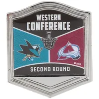 WinCraft San Jose Sharks vs. Colorado Avalanche 2019 Stanley Cup Playoffs Western Conference Second Round Pin